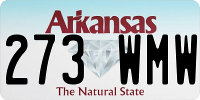 AR license plate 273WMW
