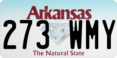 AR license plate 273WMY