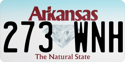 AR license plate 273WNH