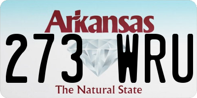 AR license plate 273WRU