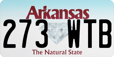 AR license plate 273WTB