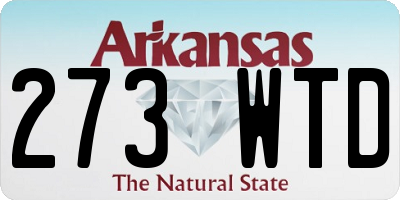AR license plate 273WTD