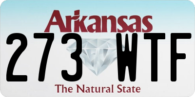AR license plate 273WTF