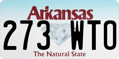 AR license plate 273WTO