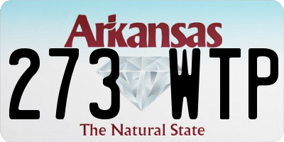 AR license plate 273WTP