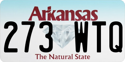 AR license plate 273WTQ