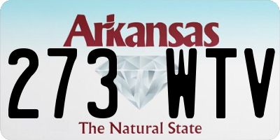 AR license plate 273WTV