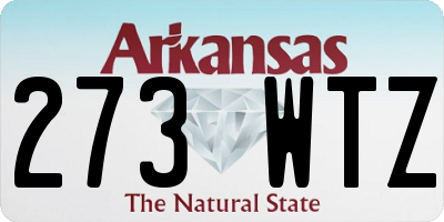 AR license plate 273WTZ