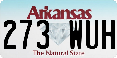 AR license plate 273WUH