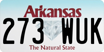 AR license plate 273WUK