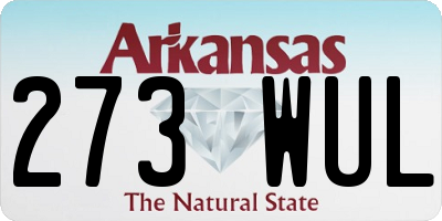 AR license plate 273WUL