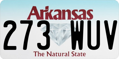 AR license plate 273WUV