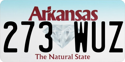 AR license plate 273WUZ