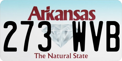 AR license plate 273WVB