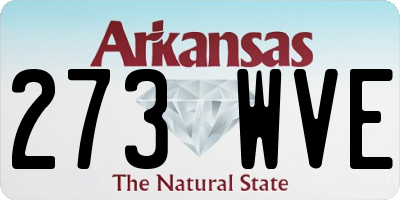 AR license plate 273WVE