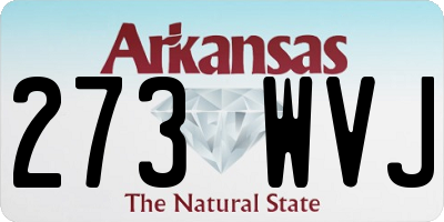 AR license plate 273WVJ
