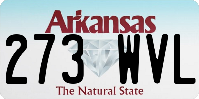 AR license plate 273WVL