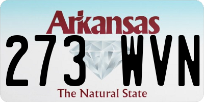 AR license plate 273WVN