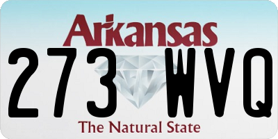 AR license plate 273WVQ