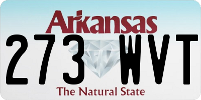 AR license plate 273WVT