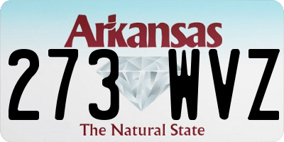 AR license plate 273WVZ