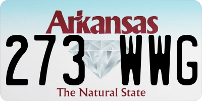 AR license plate 273WWG