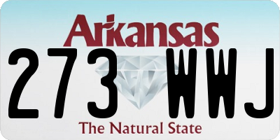 AR license plate 273WWJ