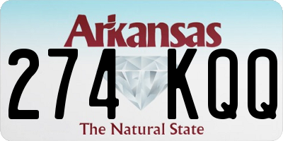 AR license plate 274KQQ