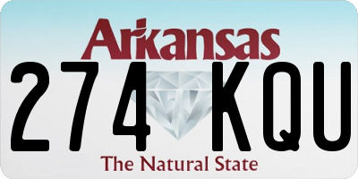 AR license plate 274KQU
