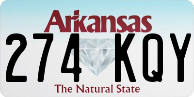 AR license plate 274KQY