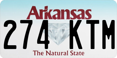 AR license plate 274KTM