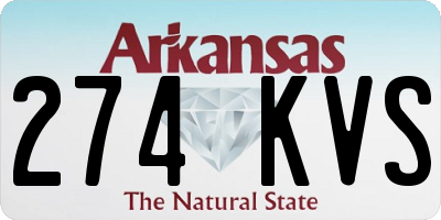 AR license plate 274KVS