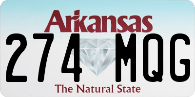 AR license plate 274MQG