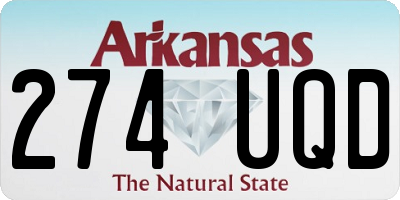 AR license plate 274UQD