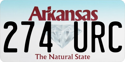 AR license plate 274URC