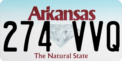 AR license plate 274VVQ