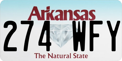 AR license plate 274WFY