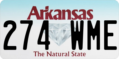 AR license plate 274WME