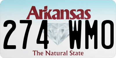 AR license plate 274WMO