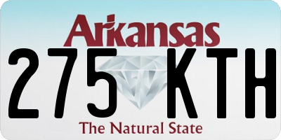 AR license plate 275KTH
