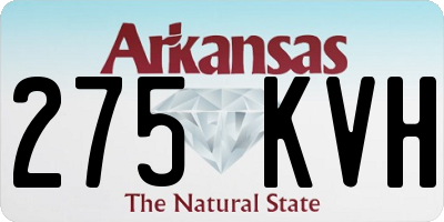 AR license plate 275KVH