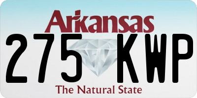 AR license plate 275KWP