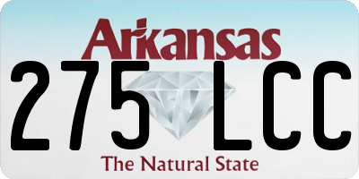 AR license plate 275LCC