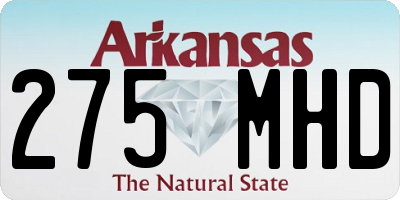 AR license plate 275MHD