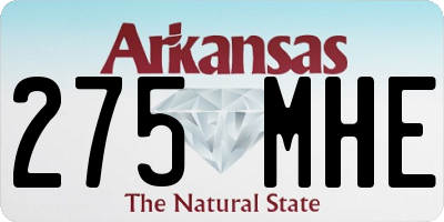 AR license plate 275MHE