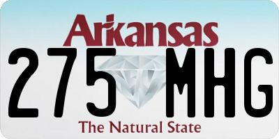 AR license plate 275MHG