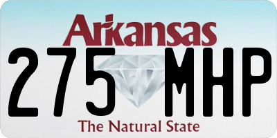 AR license plate 275MHP