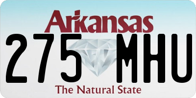 AR license plate 275MHU