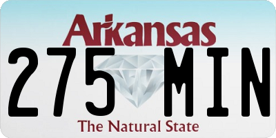 AR license plate 275MIN