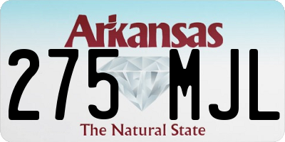 AR license plate 275MJL